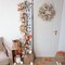 Fall Wreaths for Front Door 19 inch White Fall Wreath with Artificial Maple Leaves Pumpkin Autumn Leaf Thanksgiving Halloween Harvest Door Decorations for Wall Porch Home Decor (White)